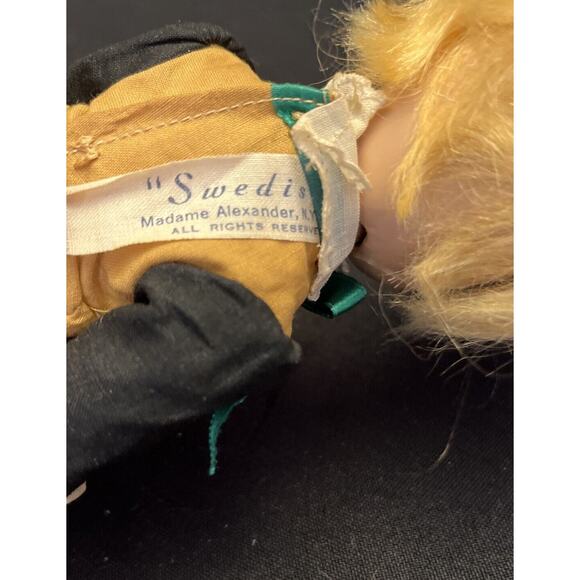 Very Vintage MM Alexander SWEEDISH Doll 9” Flirty Eye Wendy Ann 1930’s Composit - Picture 11 of 11